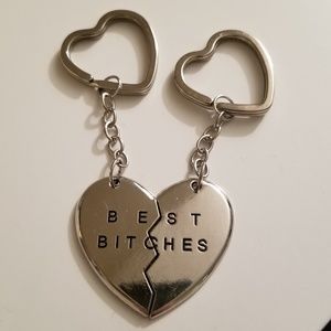 Best Friends Keychain Set NWOT